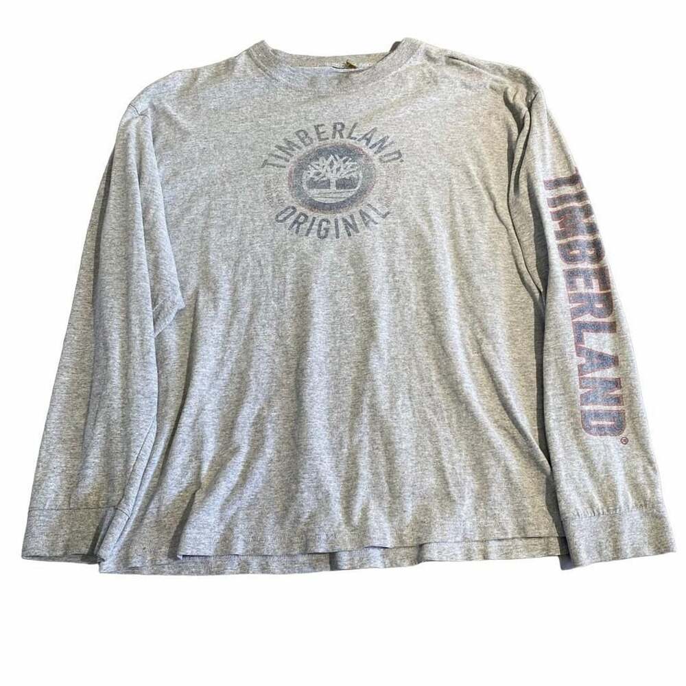 Timberland Original Long Sleeve Graphic Tee Gray